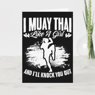 Kickboxen Thailand Mma Thai-Boxen Muay Thai Mädche Karte