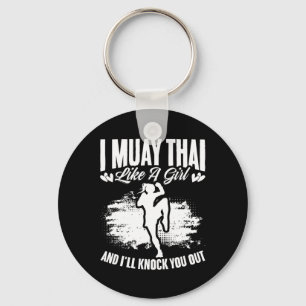 Kickboxen Thailand Mma Thai-Boxen Muay Thai Mädche Schlüsselanhänger
