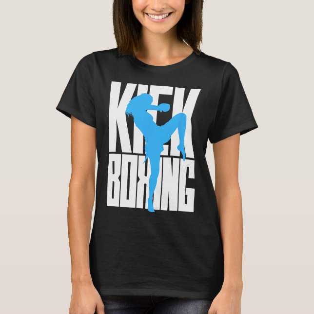Kickboxen trainierendes Mädchen T-Shirt (Vorderseite)