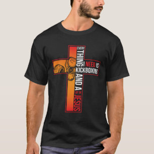 Kickboxen und eine Menge Jesus Kickboxer T-Shirt