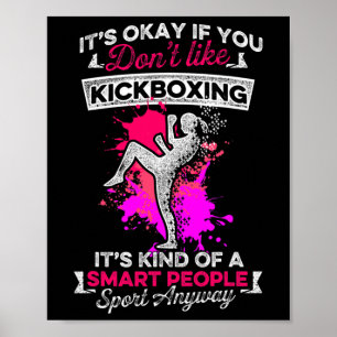 Kickboxen wie Kick-Boxen-Training Poster