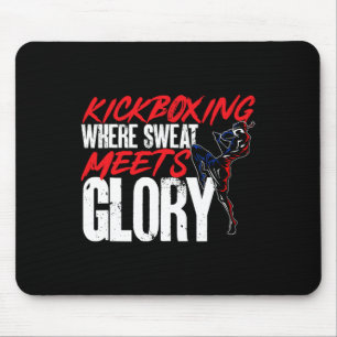 Kickboxen, wo Schweiß Ruhm trifft Kickboxer Marti Mousepad