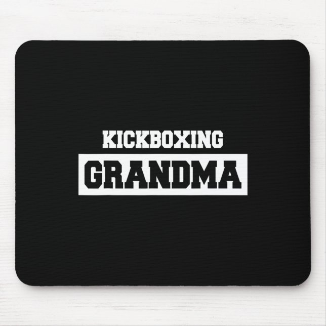 Kickboxende Oma - Kickboxer  Mousepad (Vorne)