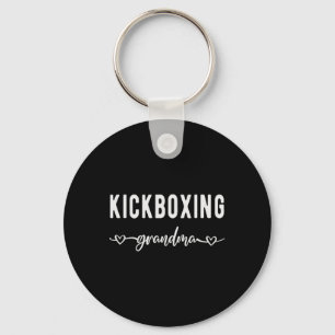 Kickboxende Oma stolze Kickboxende Großmutter Schlüsselanhänger