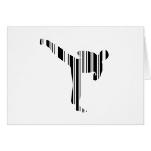 KICKBOXER BAR CODE Kickboxen Barcode-Muster