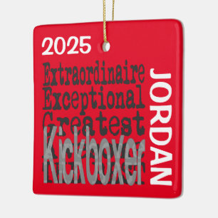 Kickboxer Extraordinaire CUSTOM Keramikornament
