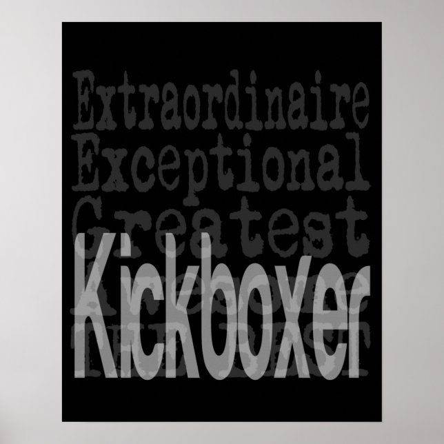 Kickboxer Extraordinaire Poster (Vorne)