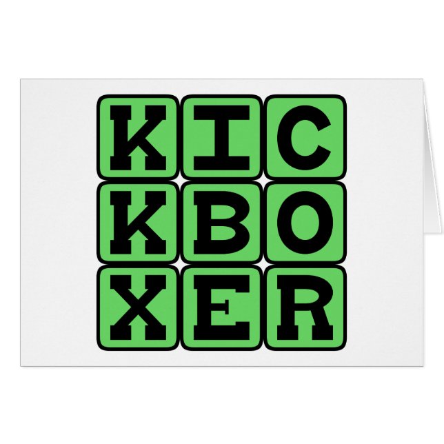 Kickboxer, Kampfkünste (Vorderseite (Horizontal))