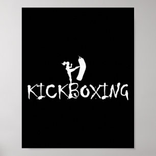 Kickboxer Kickboxen Kampfsport Boxen Mma Sparring Poster