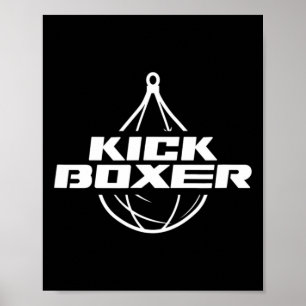 Kickboxer Kickboxen Kampfsport Kickboxing Kick Poster