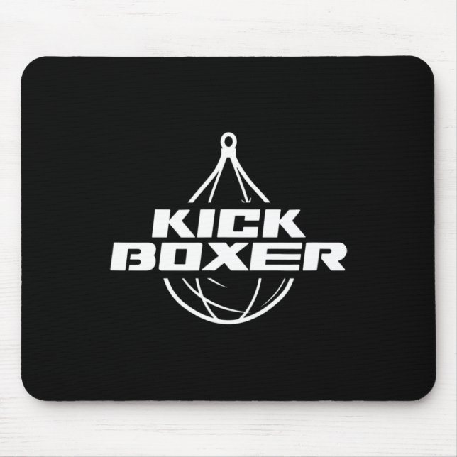 Kickboxer Kickboxen Martial Arts Kickboxen Kick Mousepad (Vorne)