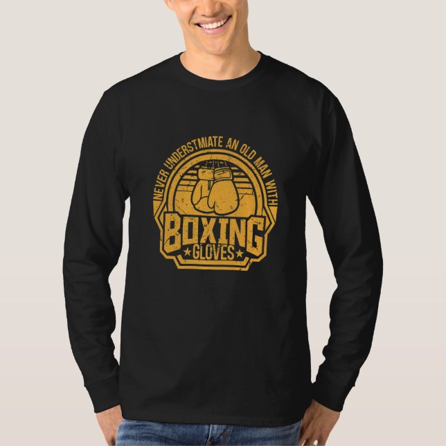 Kickboxer Kickboxing Boxer Boxing Vintag T-Shirt (Vorderseite)