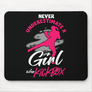 Kickboxer Mädchen Kämpferin Kickboxen Mma Sport Ma Mousepad