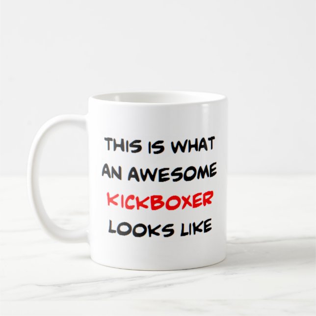 Kickboxer, phantastisch kaffeetasse (Links)