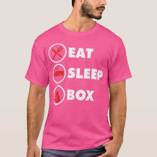 Kickboxer Sleep Box Funny Boxing Lover Boxer K T-Shirt