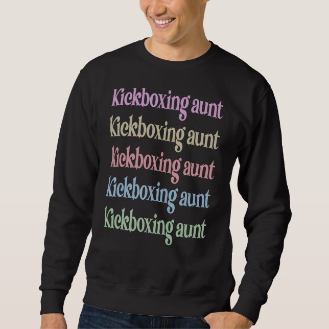 Kickboxertante Sweatshirt (Vorderseite)