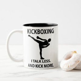 Kickboxing Boxer Martial Arts Kickboxing Zweifarbige Tasse