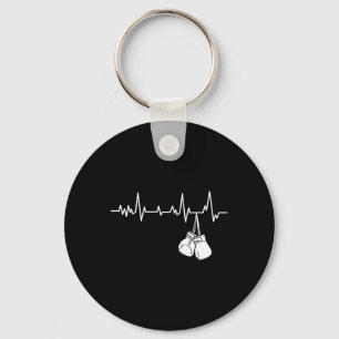 Kickboxing Heartbeat - Kickboxer Selbstverteidigun Schlüsselanhänger