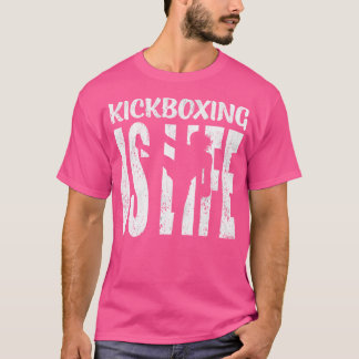 Kickboxing ist ein Kampf der Lebensmartialkunst fü T-Shirt
