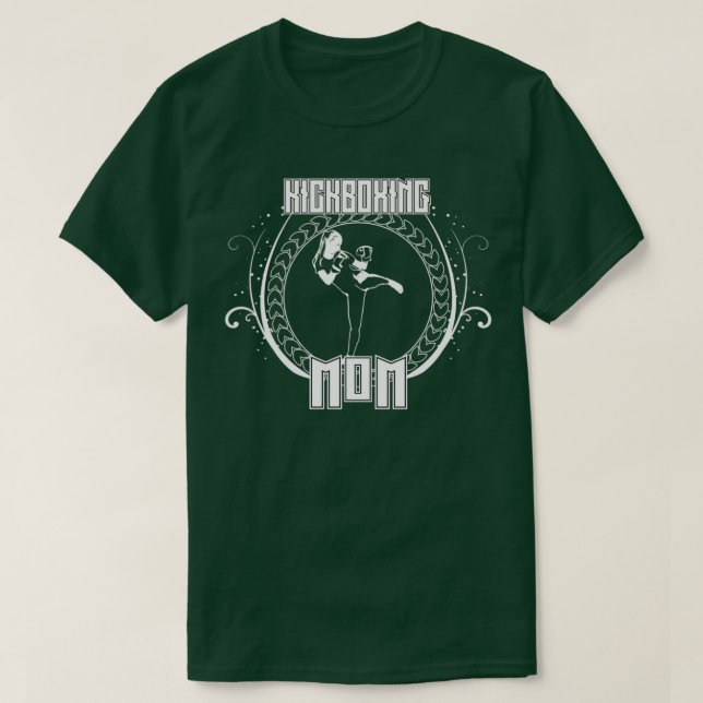 Kickboxing Mom Combat Fights Martial Fight Sport T-Shirt (Design vorne)