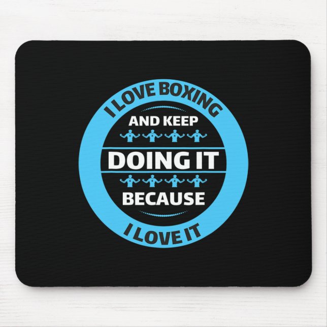 Kickboxing Muay Thai Boxing _2  Mousepad (Vorne)