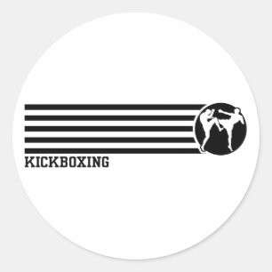 Kickboxing Runder Aufkleber