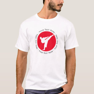 Kickboxing - T - Shirt für Karate-Logos