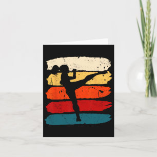 Kickboxing Woman Kickboxer Karate Boxing Mixed Mar Karte