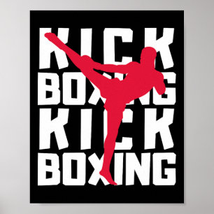 Kickboxkämpfer Poster