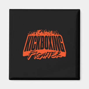 Kickboxkämpfer, Training, Sportbekleidung, Boxen, Magnet