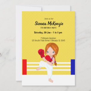 Kickboxsport Einladung