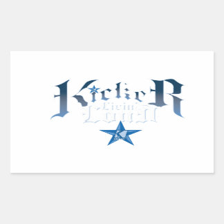 Kicker-Logo Rechteckiger Aufkleber