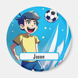 Kicker-Magnet mit anpassbarer Nametag Magnet