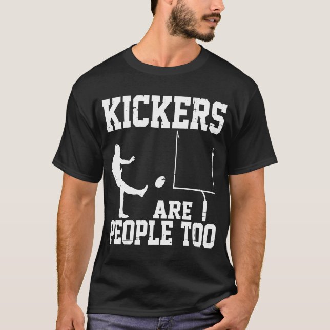 Kickers sind zu viele Menschen T-Shirt (Vorderseite)