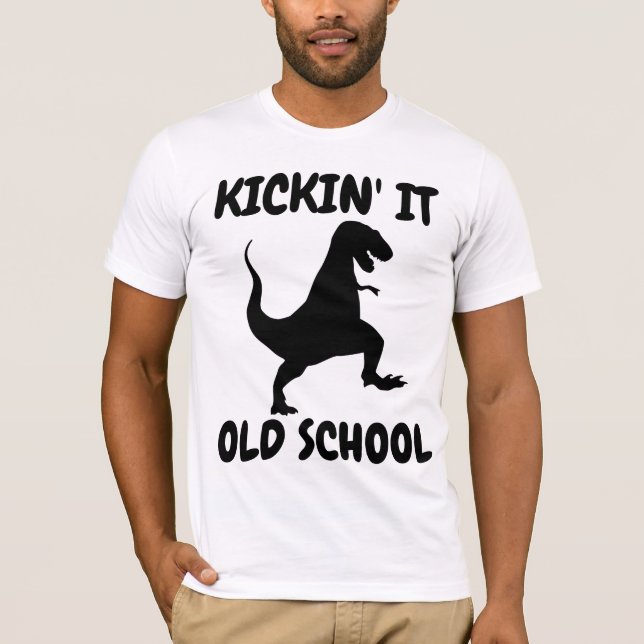KICKIEREN SIE ES ALTER SCHULE T - Shirt (Vorderseite)