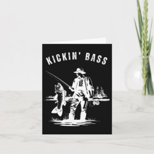 Kickin B Fischer Angeln Fisch Lustig Outdoor Lak Karte