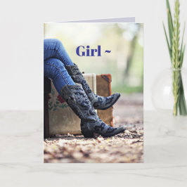 KICKIN HAPPY BIRTHDAY CARD DANKESKARTE