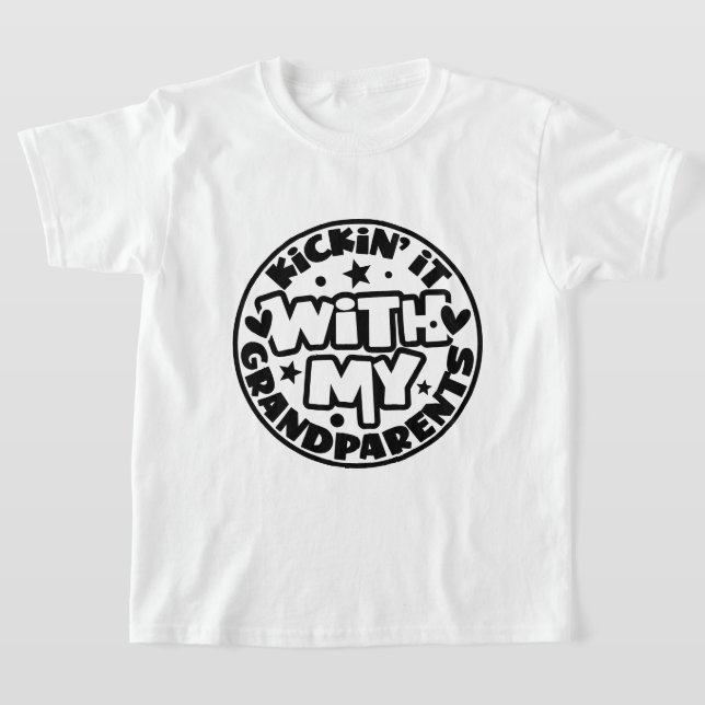 Kickin it Mit meinen Großeltern T-Shirt (Ablage )