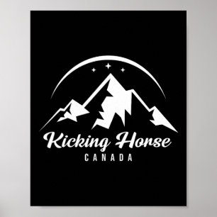 Kicking Horn Canada Ski Resort Skifahren Snowboard Poster