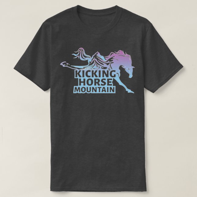 Kicking Horse Ski Resort and Mountain T-Shirt (Design vorne)