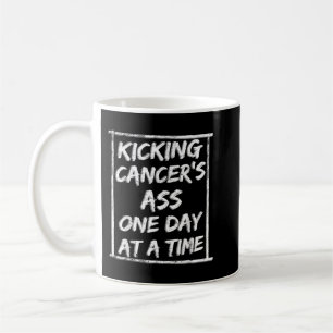 Kicking Krebs Chemotherapie Warrior Survivor Chemo Kaffeetasse