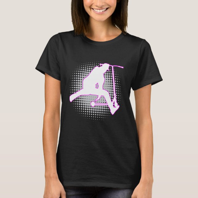 Kickscooter Stuntscooter Stuntscooter-Scooter T-Shirt (Vorderseite)