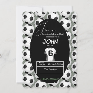 Kickstart der Feier zum 6. Geburtstag Einladung