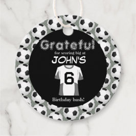 Kickstart der Feier zum 6. Geburtstag Geschenkanhänger