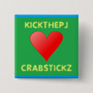 KickThePJ Lieben Crabstickz Knopf Button