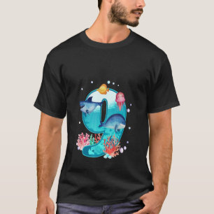 Kid 9th Birthday Sea Fish Ocean Animals Aquarium 9 T-Shirt