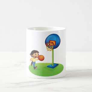 Kid Basketball spielen mit Hoop Fun Sport Kaffeetasse