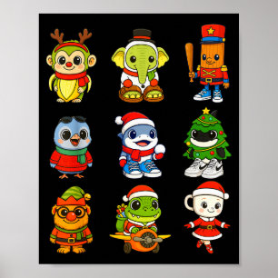Kid Brainrot Pyjama Weihnachten 2025 Feiertage Los Poster