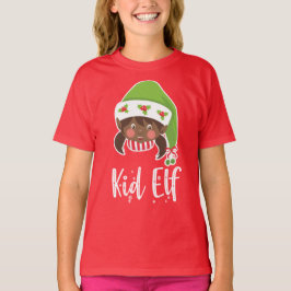 Kid Elf Girl - Weihnachten T-Shirt
