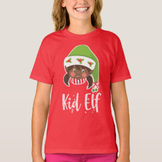 Kid Elf Girl - Weihnachten T-Shirt